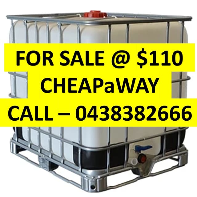 IBC 1000lt Portable Water Tank Irrigation Stock Drinking Water