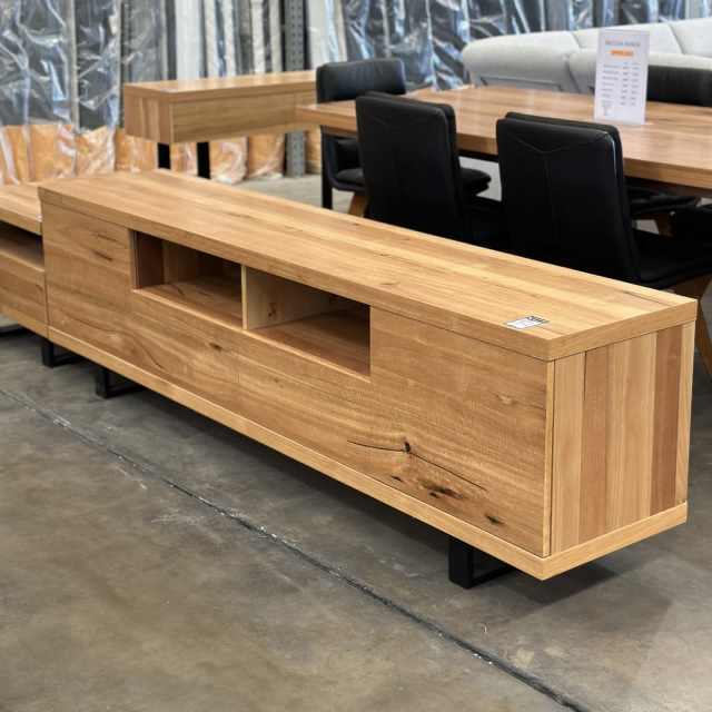 New Marri TV Unit with Push to Open Drawers Entertainment & TV Units