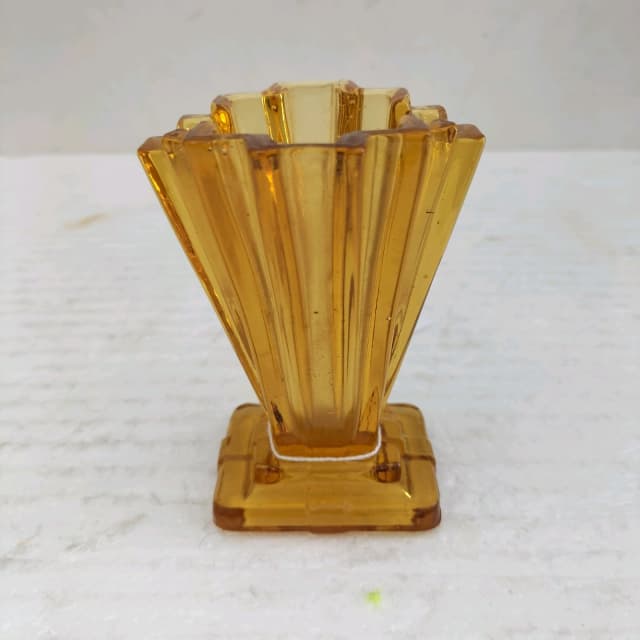 Vintage Bagley Amber Glass Art Deco Vase Decorative Accessories Gumtree Australia Newcastle