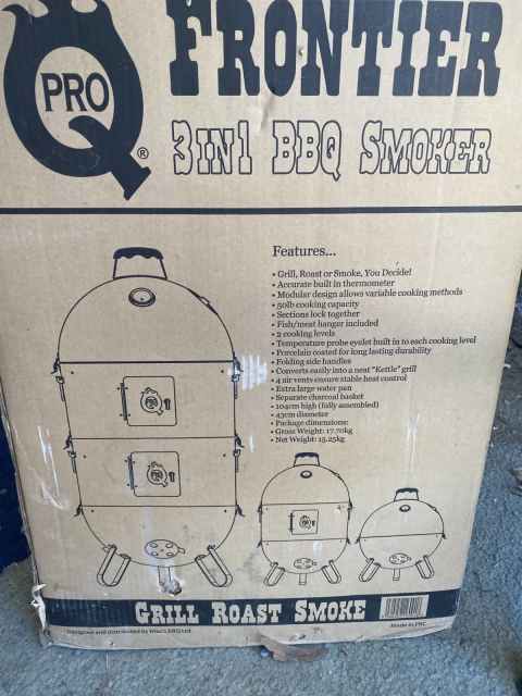 ProQ Frontier 3in1 BBQ Smoker - BBQ in Maslin Beach SA | Gumtree Australia