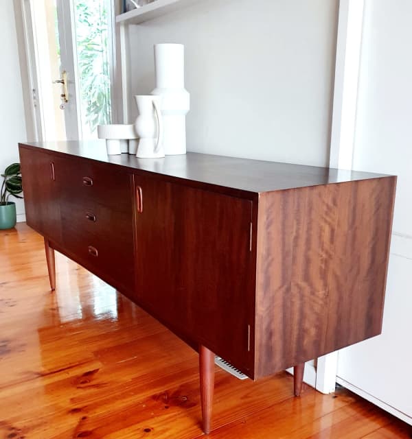 Rare Rodd Furniture Mid century danish vintage sideboard Buffets