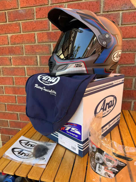 ARAI XD4 Adventure Motorcycle Helmet Size XL **AS NEW** | Motorcycle ...