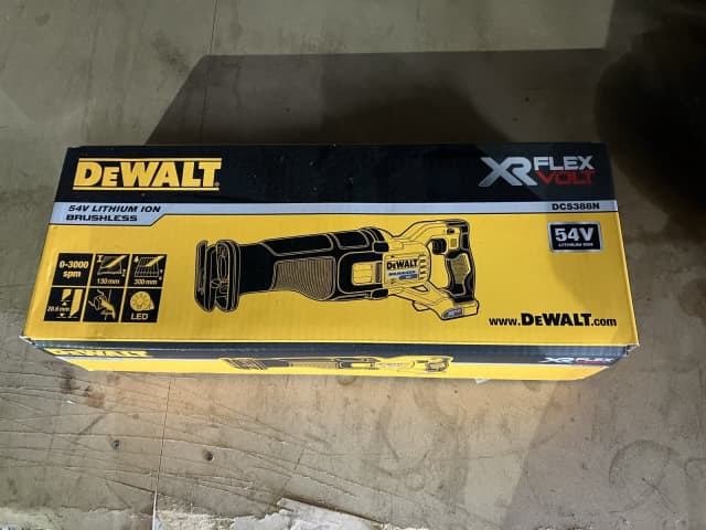 DeWalt 54V FlexVolt Reciprocating Saw