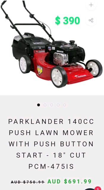 Parklander 2025 cylinder mower