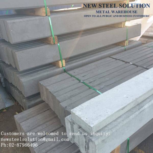 CHARCOAL CONCRETE SLEEPER FOR LANDSCAPING WITH 2M FOR RETAINING WALL