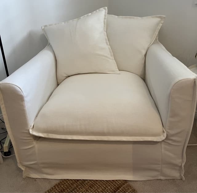 Brosa Palermo white armchair Armchairs Gumtree Australia Sutherland Area Gymea Bay