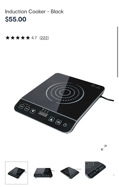 induction plate kmart