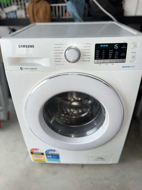 CAN DELIVER! Samsung BubbleWash 7.5KG front load washing machine ...