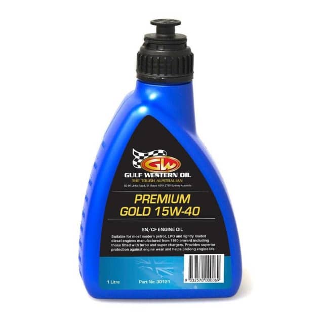 GULF WESTERN PREMIUM GOLD 15W-40 SEMI-SYNTH ENGINE OIL 1 LITRE 30121 ...