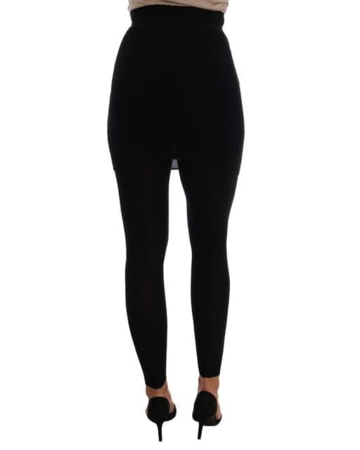 Dolce & Gabbana - Black Viscose Leggings