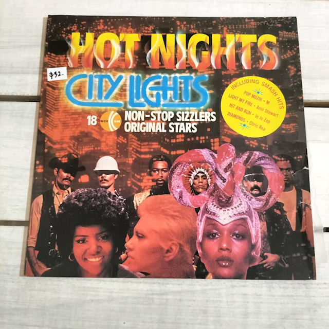 Hot Nights City Lights Australian compilation Vinyl LP record