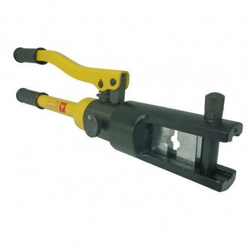 16 Ton Hydraulic Cable Crimper Wire Crimping Tool Pliers W/10 Pie
