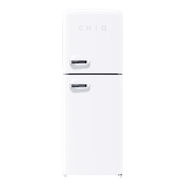 CHiQ 202 Litre Retro Top Mount Frost Free Fridge Freezer CRTM198NW