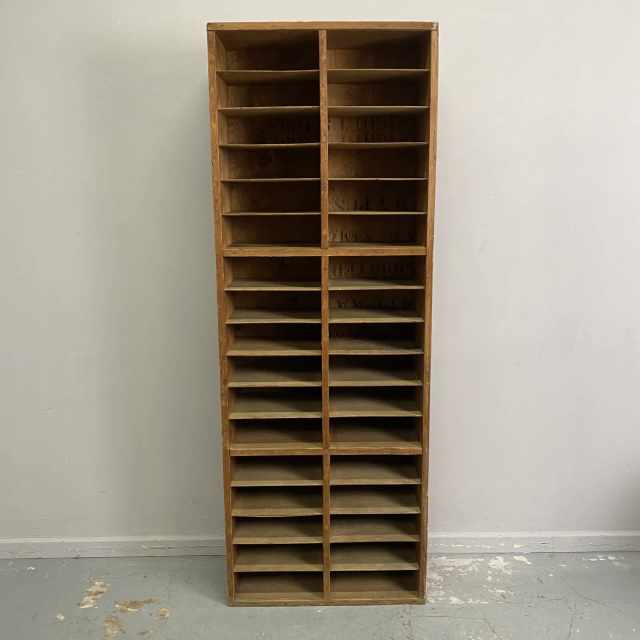 Tall Vintage Timber Filing Unit in East Gosford NSW