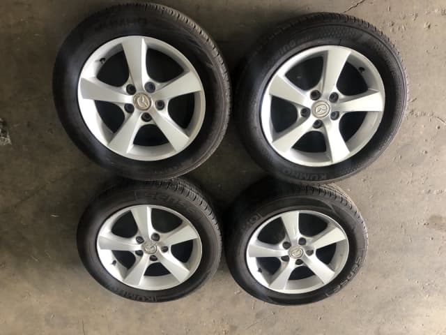 Mazda 3 16 Inch Factory Alloy Mags With Good Tyres 5 X 114.3 16 