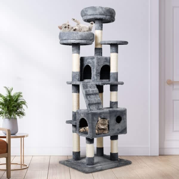 PaWz Cat Trees Scratching Post Scratcher For Large Cats Tower 140 cm