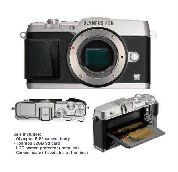 Olympus Pen P5 camera, 32G card, case *NEW in box* Digital SLR in Sydney City NSW Gumtree