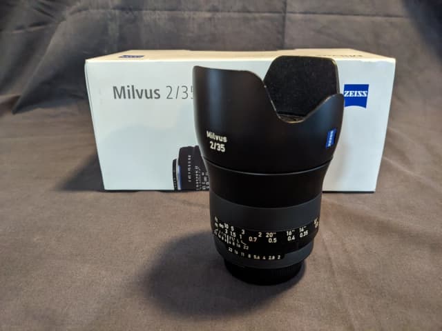 Zeiss Milvus 35mm f2.0 Distagon ZF.2 Nikon Mount Lens | Lenses ...