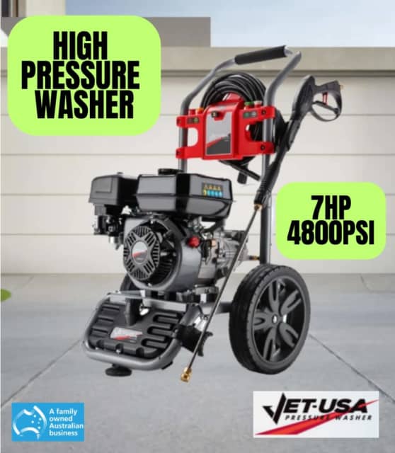 4800PSI High Pressure Cleaner Washer Petrol - Pickup / Delivery | Power ...