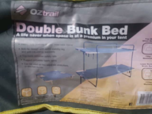 Oztrail double outlet bunk