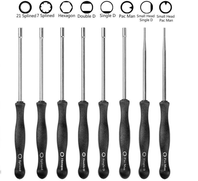 8pc Carburetor Adjustment Tool Screwdriver Kit for Common 2 Cycle ...