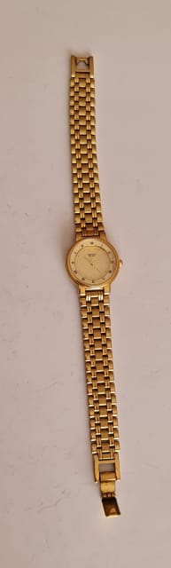 Seiko gold watch 1NO1-OCOA gold face ladies womens working vintage ...