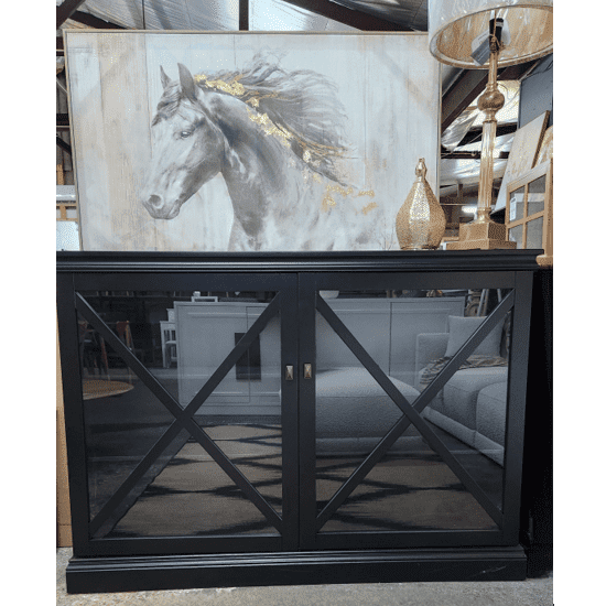 Westham Black 2 Door Display Buffet (Brand New) Buffets & Side Tables