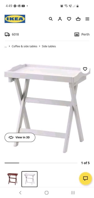 Butlers tray store table ikea