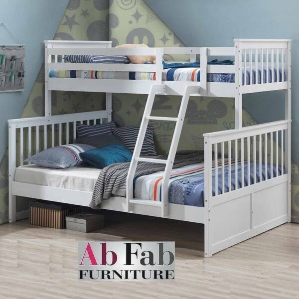 BRAND NEW SINGLE OVER DOUBLE SEATTLE BUNK BED SEPARATES INTO 2 BEDS