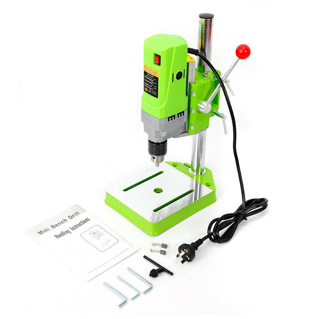 710W Mini Bench Drill Press Stand Workbench Electric Metal Wood Drill