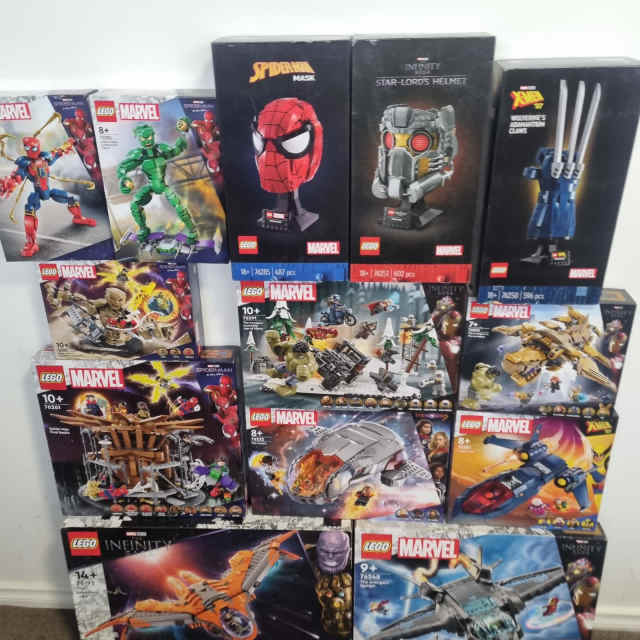 Lego Marvel Sets Brand New, Avengers, Iron Man, Spider Man, XMen