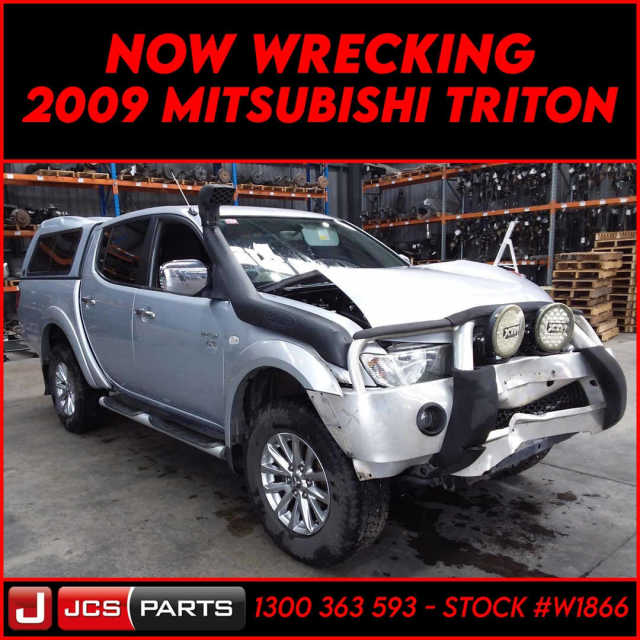 Wrecking 2009 Mitsubishi MN Triton 4x4 GLX-R 2.5L Auto Diesel Utility ...