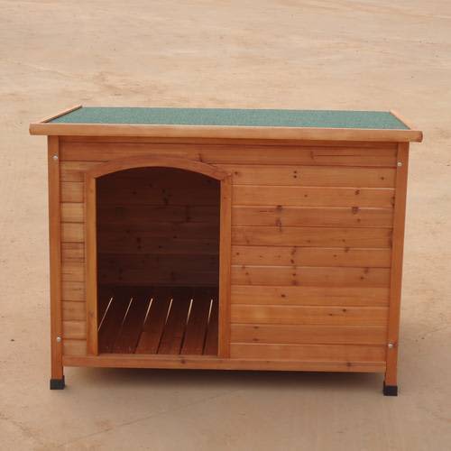 NEW XLarge 117*82*86cm Log Cabin Timber Pet Dog Kennel House P016 Pet