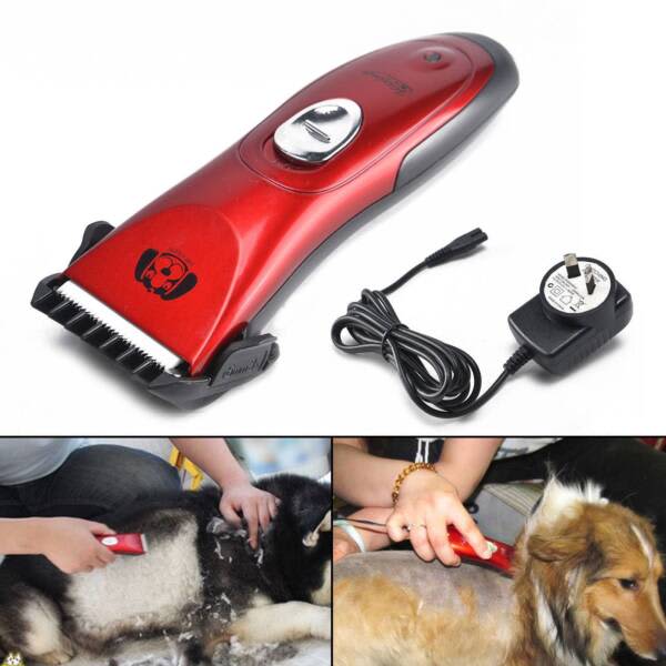 Cordless Electric Dog Clipper Comb Set Animal Hair Blade Cat Pet