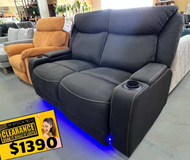 LOUNGE SALE! 2 seater Electric Media Lounges Sofas in Daisy Hill QLD Gumtree Australia