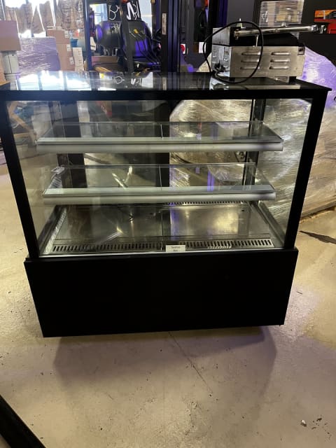 Counter Top Cold Food Display Showcase 160ltr - Curved Glass