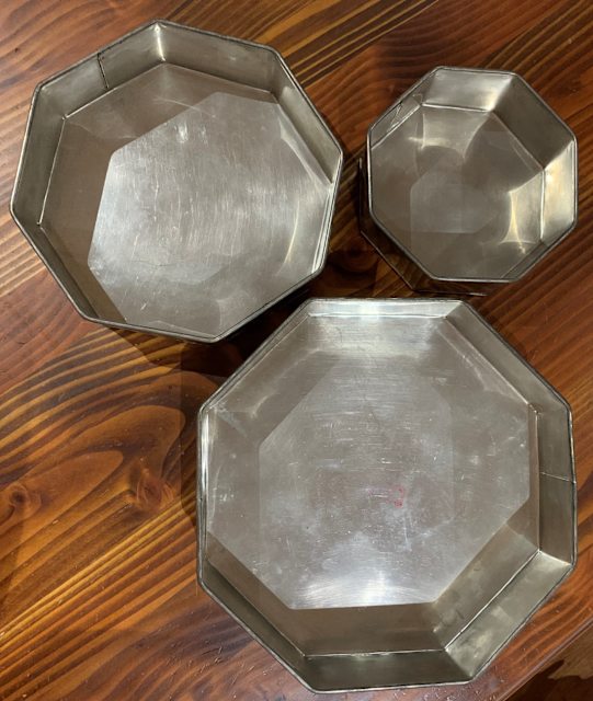 Set of Octagonal Shaped Cake Tins Cooking Accessories Gumtree