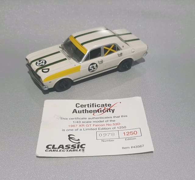 1/43 Classic Carlectables XR Falcon GT Bathurst Other Antiques, Art