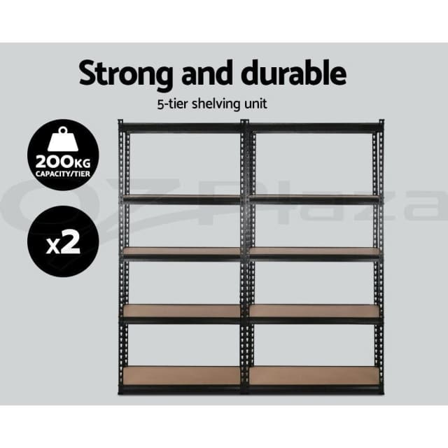 Giantz 2x1.8M Garage Shelving Warehouse Rack Pallet Racking Storage Sh