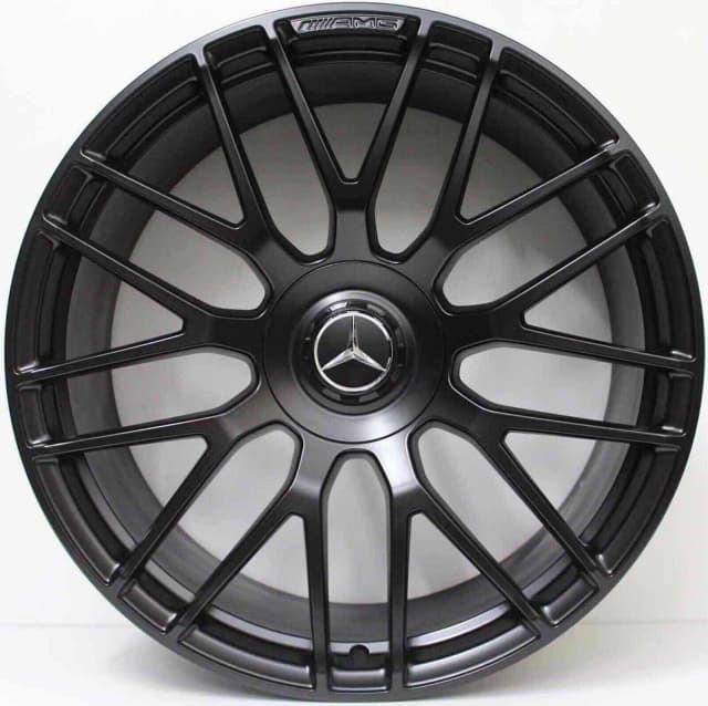 19 INCH GENUINE BLACK MERCEDES BENZ AMG C63s FORGED ALLOY WHEELS ...