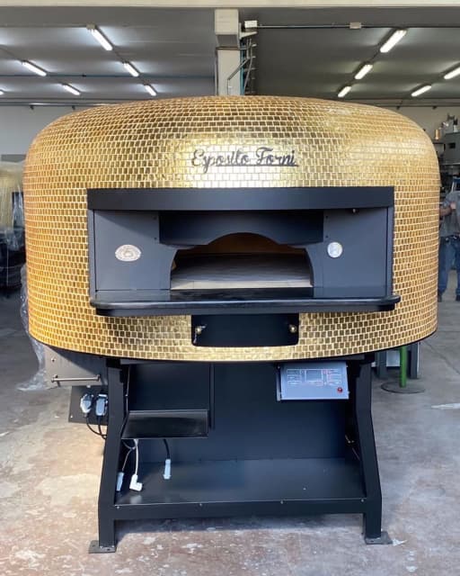 Esposito Forni Rotating Pizza Oven Hybrid New Generation Gas Wood