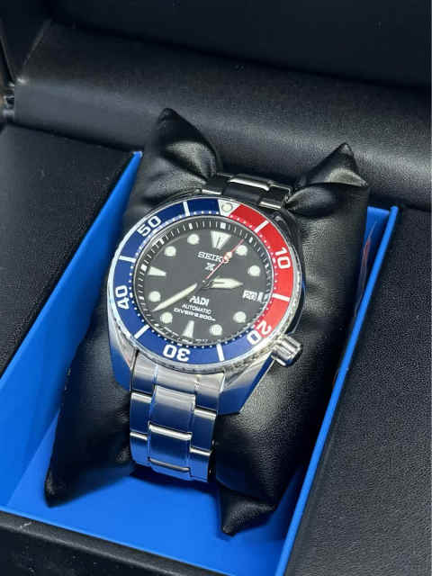 Seiko Prospex PADI Sumo “Pepsi” SPB181J Limited Edition Automatic ...