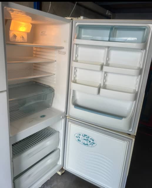 upside fridge freezer