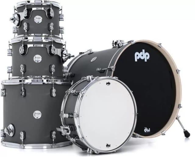 PDP Concept Maple Satin Pewter 5Piece Drum Shell Pack NEW IN BOX