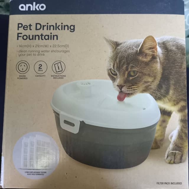 Cat water fountain kmart sale