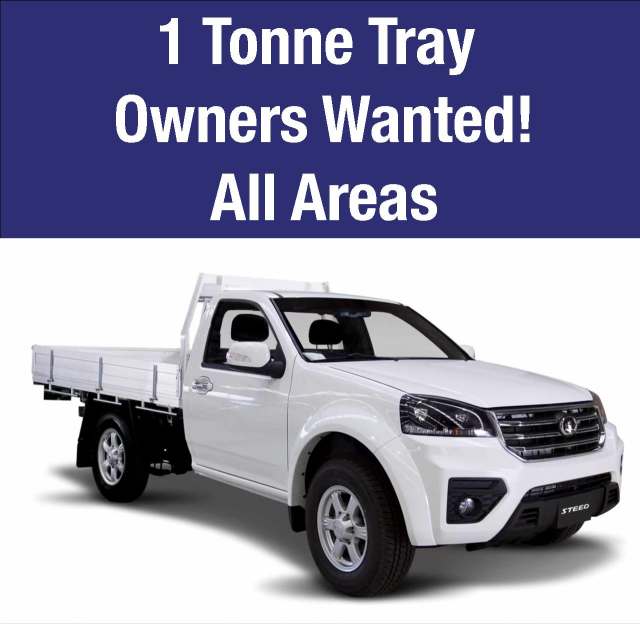 1T Tray Owner Drivers Wanted!! Courier, Driver, Postal Service