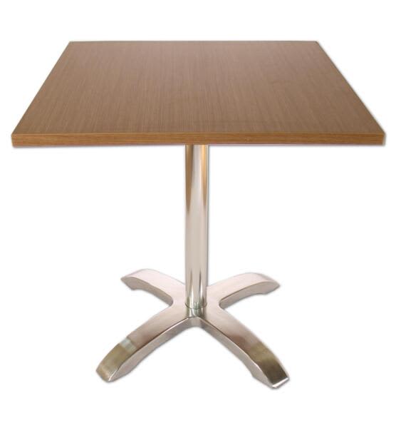 Cafe Table Brand New Laminated Table top with Aluminium Base Dining