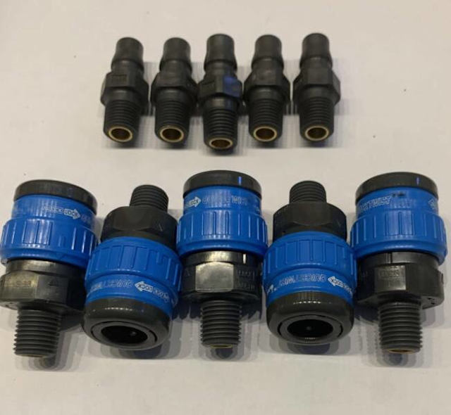 Hookah dive or caravan, lockable plastic, HiCupla air hose fittings