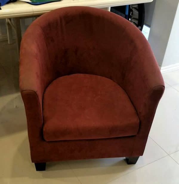 Tub Chair X Display Macrosuede style finish Armchairs Gumtree