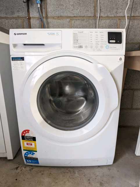 simpson 7kg front load washer swf7025eqwa